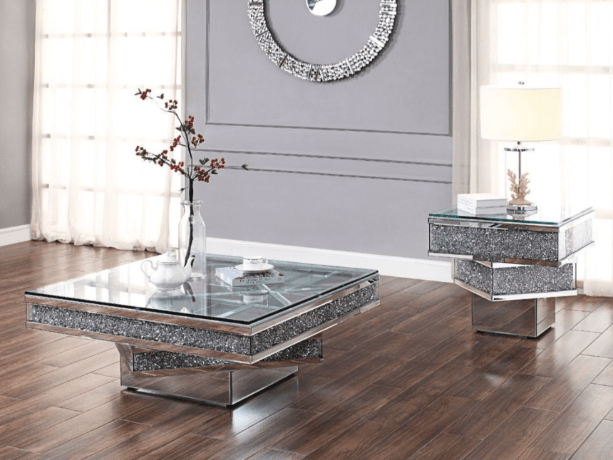 Noralie Modern Glam Mirrored Coffee Table - ACME 81465