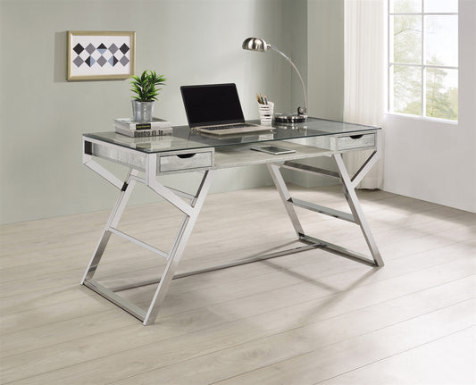 Emelle Modern Writing Desk - Coaster 882116