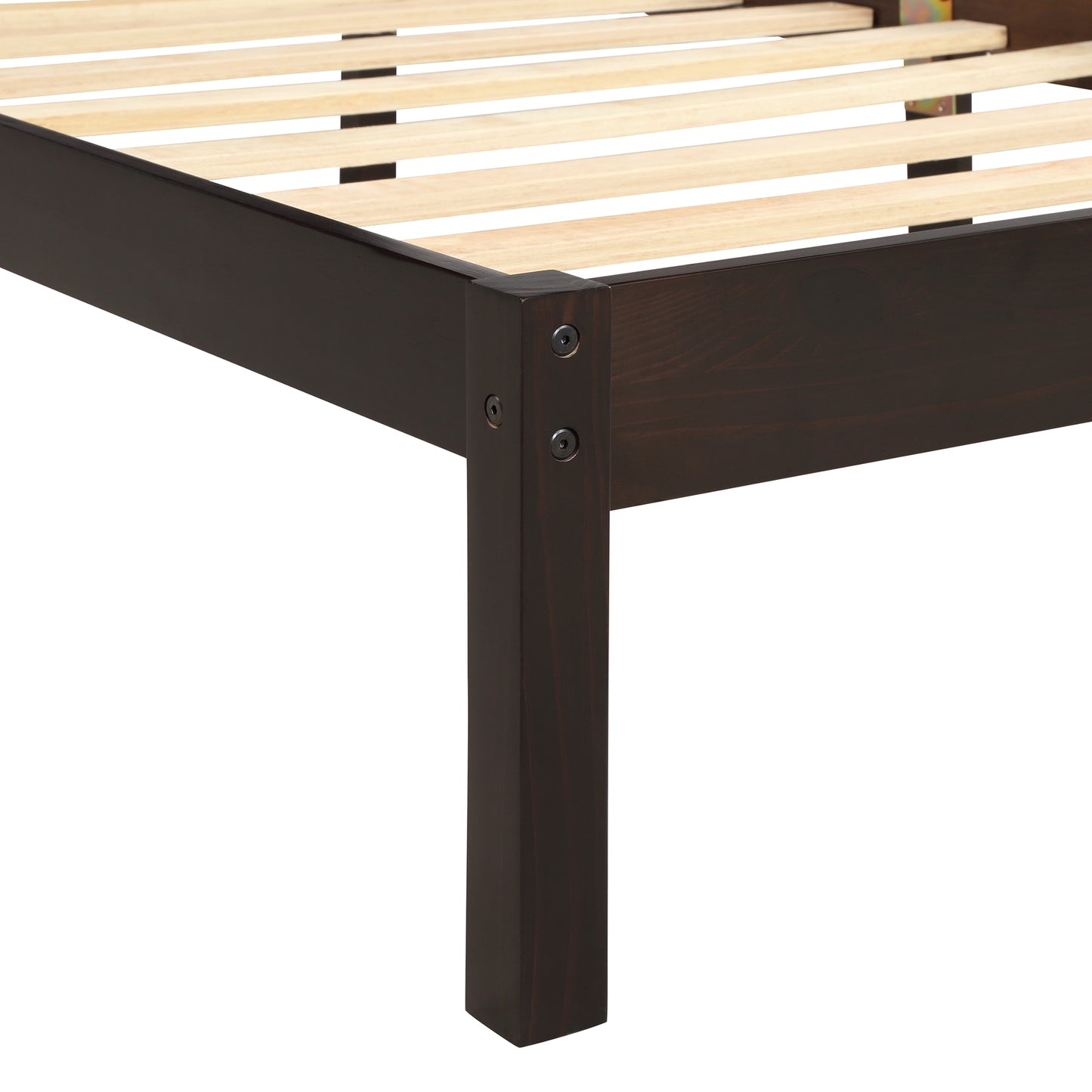 Full Size Platform Bed in Espresso