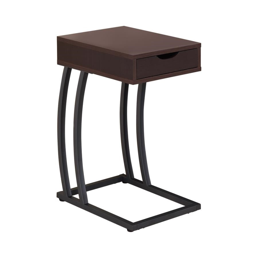 Accent Table With Power Outlet Cappuccino