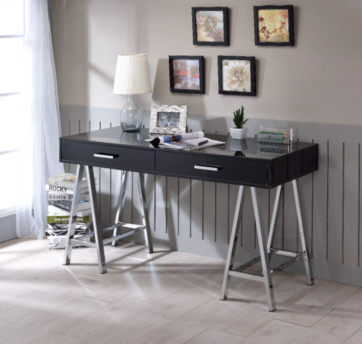 Coleen Modern BlackHigh Gloss Desk