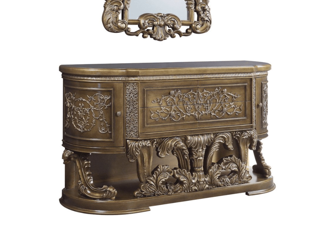 Constantine Grand Baroque Style Dresser in Bronze