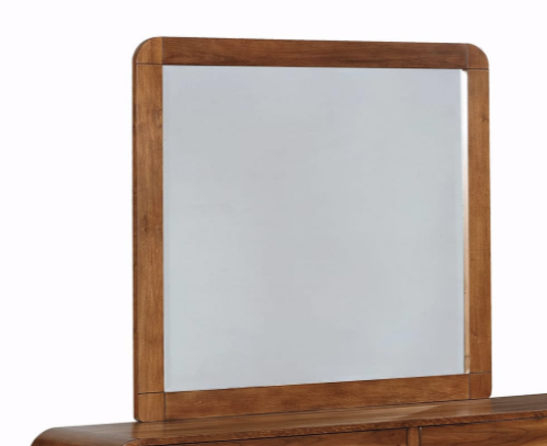 Milton Dark Walnut Finish Dresser Mirror