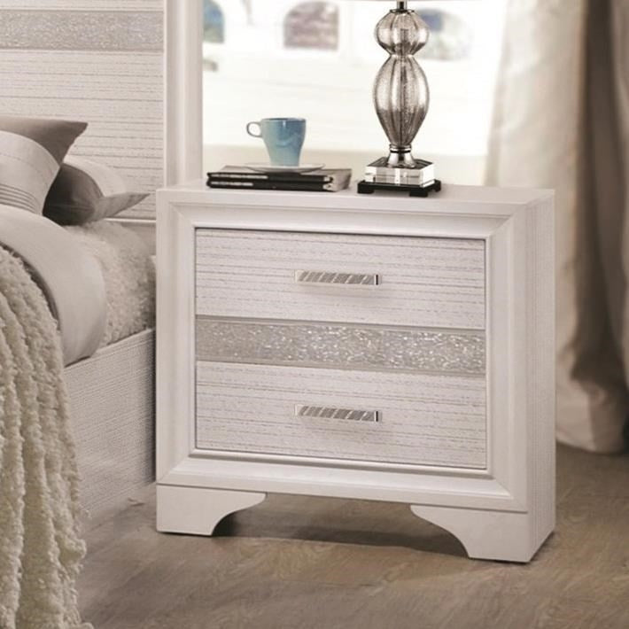 Seiad Collection Nightstand W- Jewelry Tray