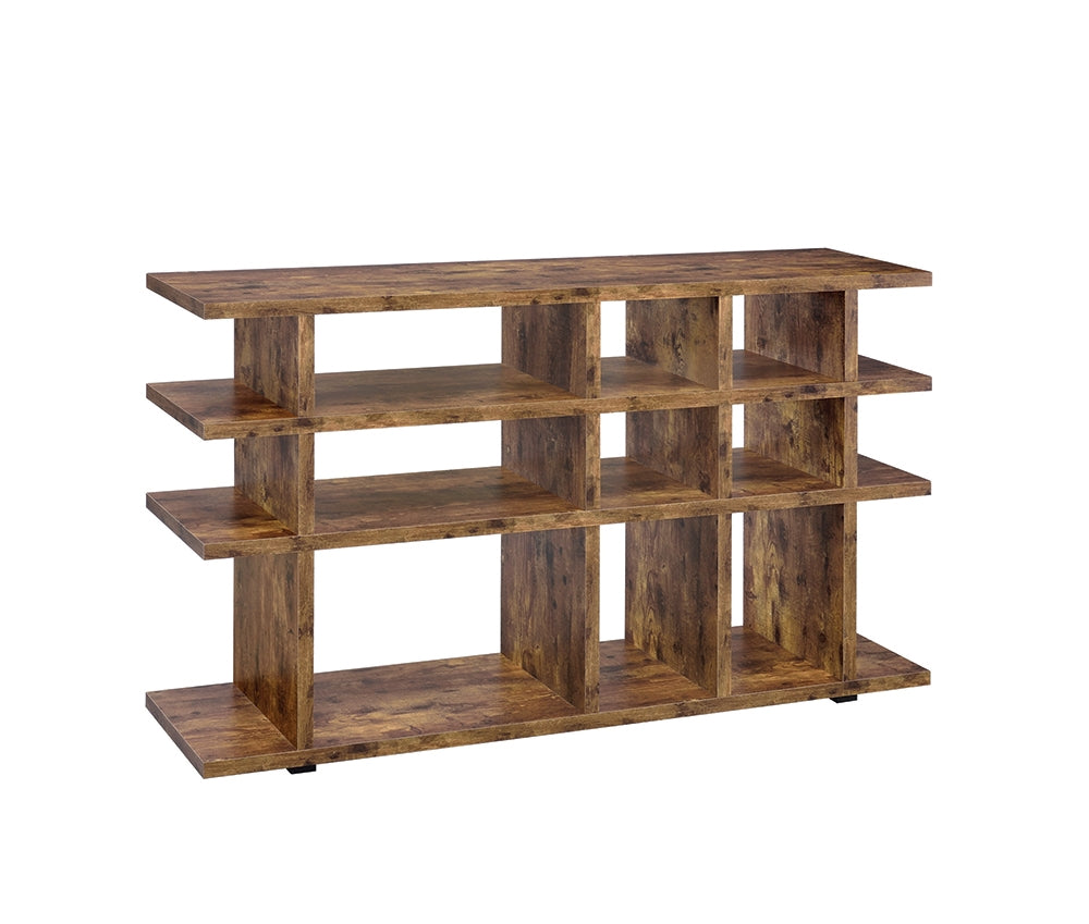 Gruffolo Modern Rustic Bookcase in Antique Nutmeg