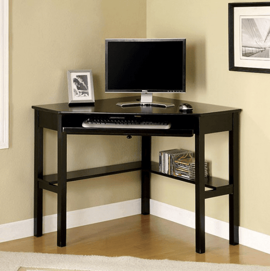 Porto Corner Desk in Black