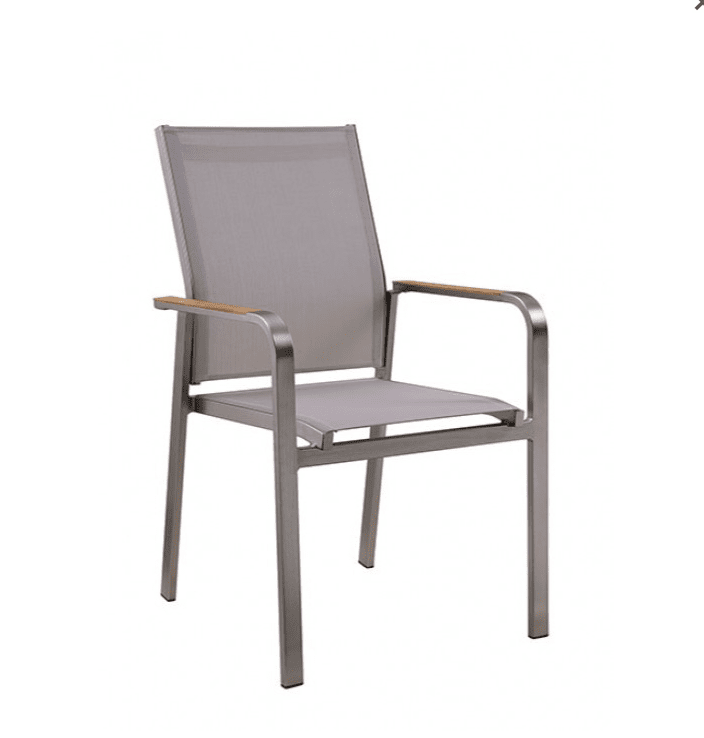 Arshana Aluminum Frame Patio Arm Chair - Set of 4