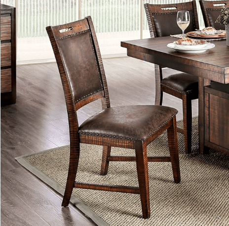 Wichita Rustic Dining Set in Distressed Oak