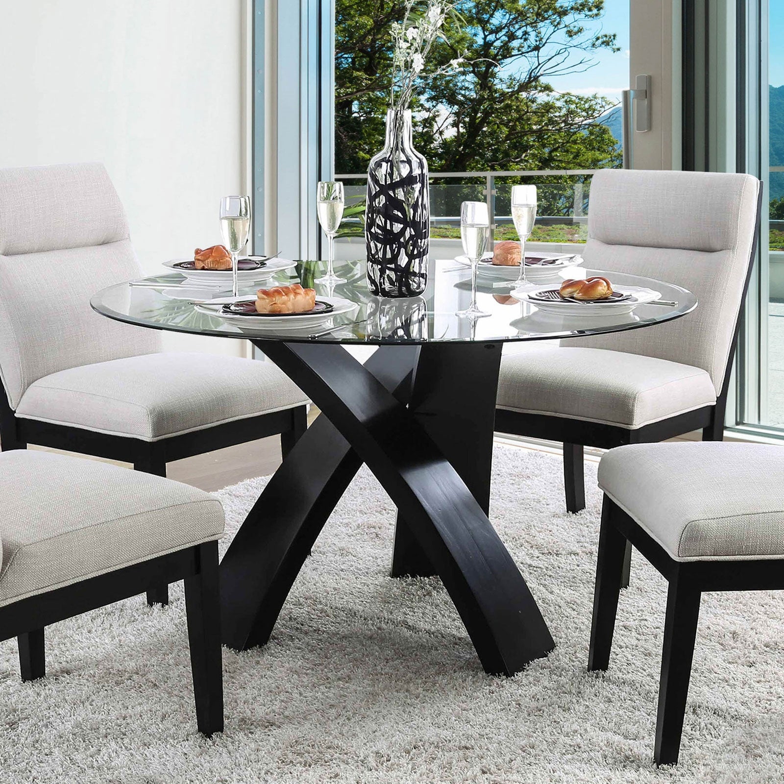 Jasmin Contemporary 5-Piece Dining Set