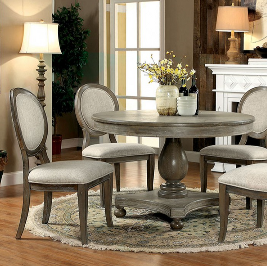 Kathryn 5-Piece Dining Set in Dark Oak