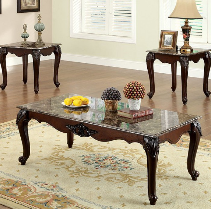 Colchester Traditional 3pc Accent Table Set