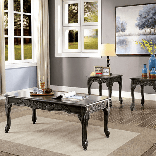 Cheshire Traditional 3 Piece Accent Table Set