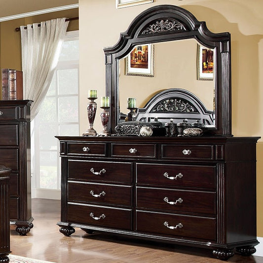 Syracuse Dark Walnut Finish 9-Drawer Dresser