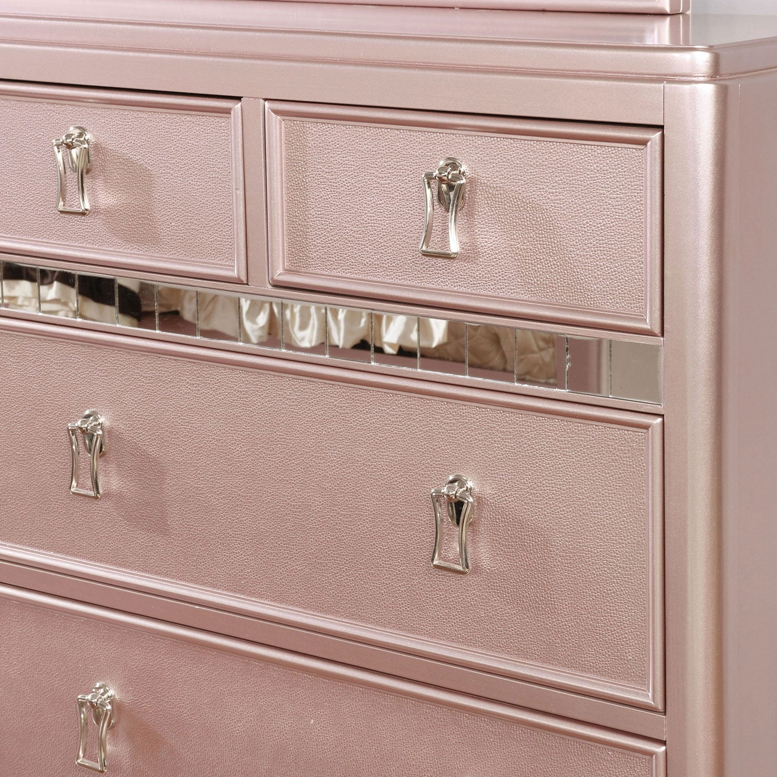 Avior Rose Gold 7-Drawer Dresser