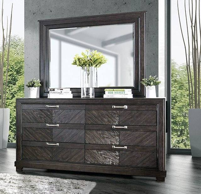 Argyros Transitional Style Espresso Finish Dresser