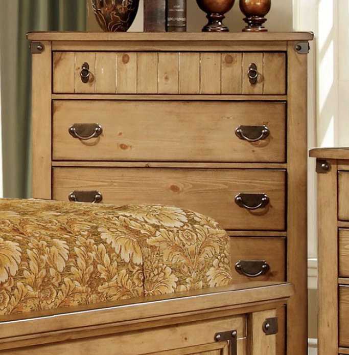 Pioneer Cottage Style Chest in Weathered Elm