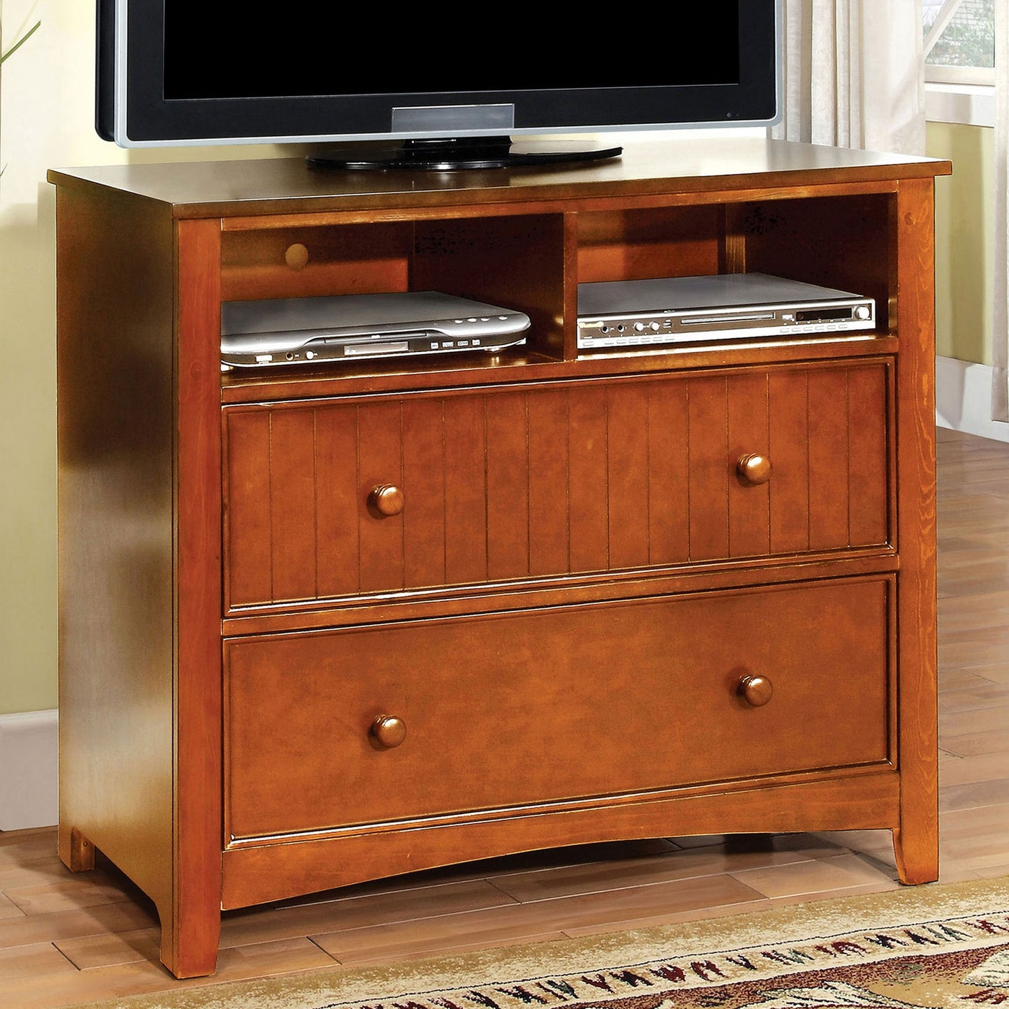 Omnus Oak Finish Youth Media Chest