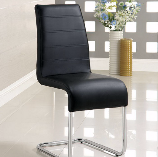 Mauna Modern Black Dining Chair Set of 2