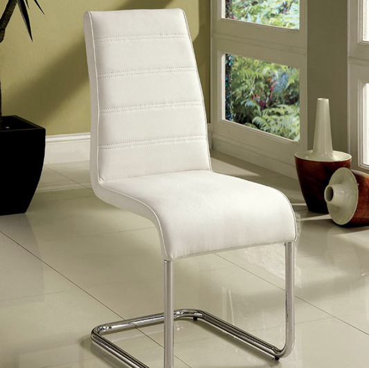 Mauna Modern White Dining Chair Set of 2