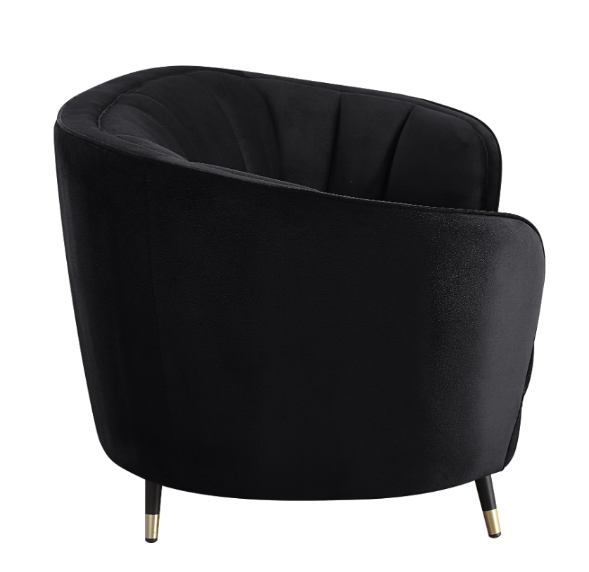 Achim Black Velvet Sofa - ACME 00204