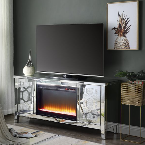 Noralie Glam TV Firepace TV Stand - ACME LV00312