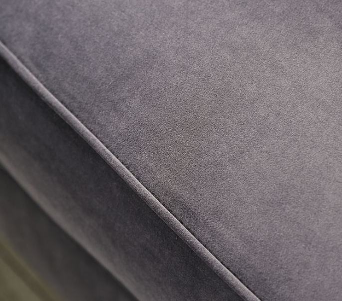 Antoinette Premium Velvet Light Grey Chesterfield Sofa