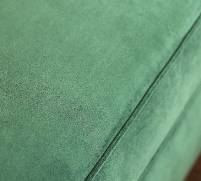 Verdante Emerald Green Microfiber Upholstered Sofa