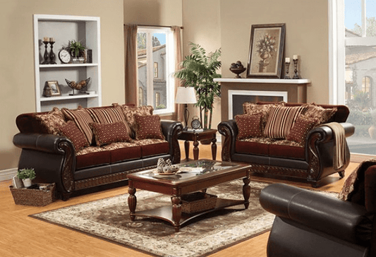 Franklin Traditional Victorian Print Sofa