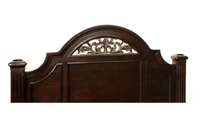 Syracuse Dark Walnut Finish King Poster Bed