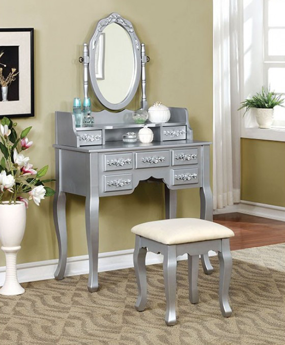 Harriet Vanity Set W- Stool