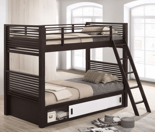 Oliver Twin over Twin Bunk Bed Java