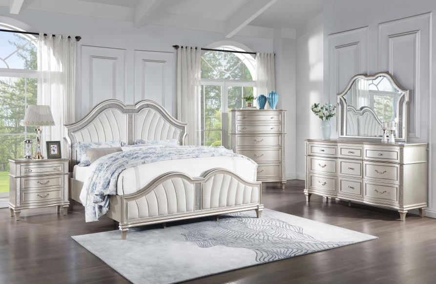 Quinn Collection Queen Size Glam Bed