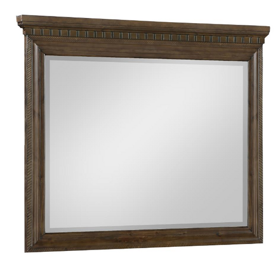 Bennington Rectangular Mirror Acacia Brown