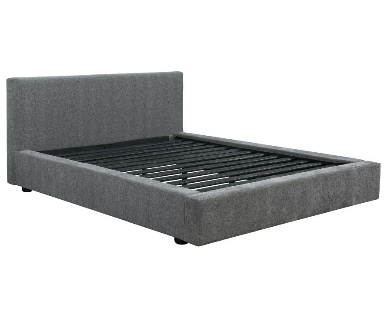 Gregory Upholstered Platform Bed Graphite