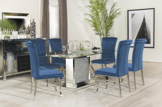 Marilyn 5PC Rectangular Glam Dining Set