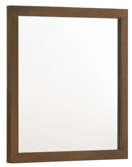 Mays Rectangular Dresser Mirror Walnut Brown