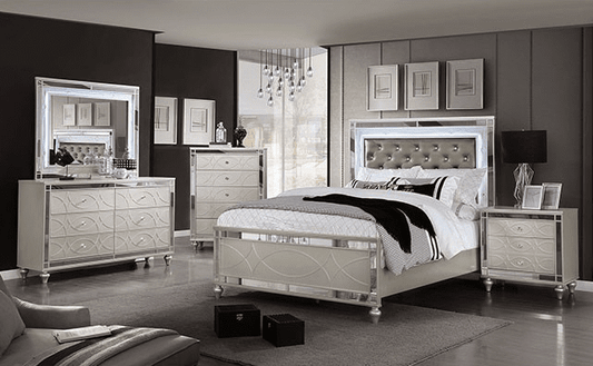 Manar Transitional Bedroom Set - King