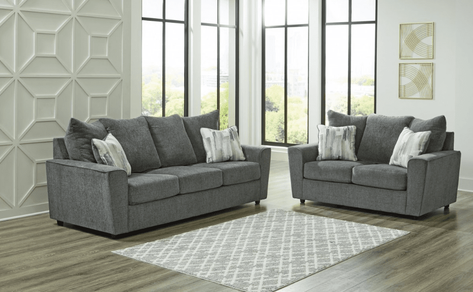 28502 Stairatt Gravel Sofa & Loveseat Set by Ashley Furniture