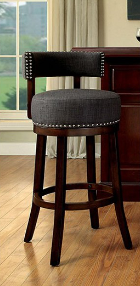 Lynsey Transitional 30" Upholstered Bar Stool Set of 2