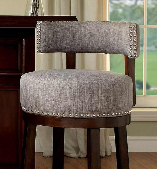 Lynsey Transitional 30" Upholstered Bar Stool Set of 2