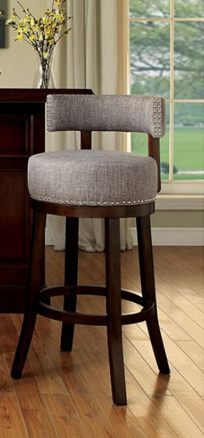 Lynsey Transitional 30" Upholstered Bar Stool Set of 2