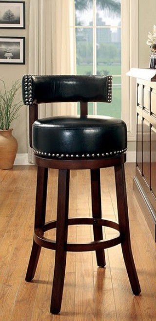 Shirley 30" Transitional Swivel Bar Stool