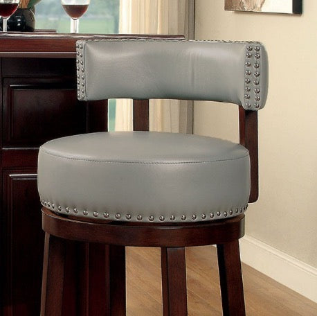 Shirley 30" Transitional Swivel Bar Stool