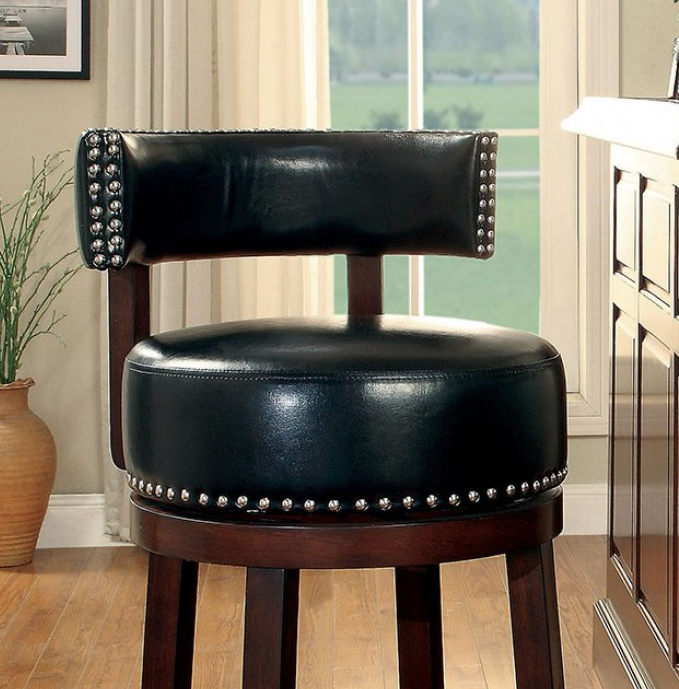 Shirley 30" Transitional Swivel Bar Stool