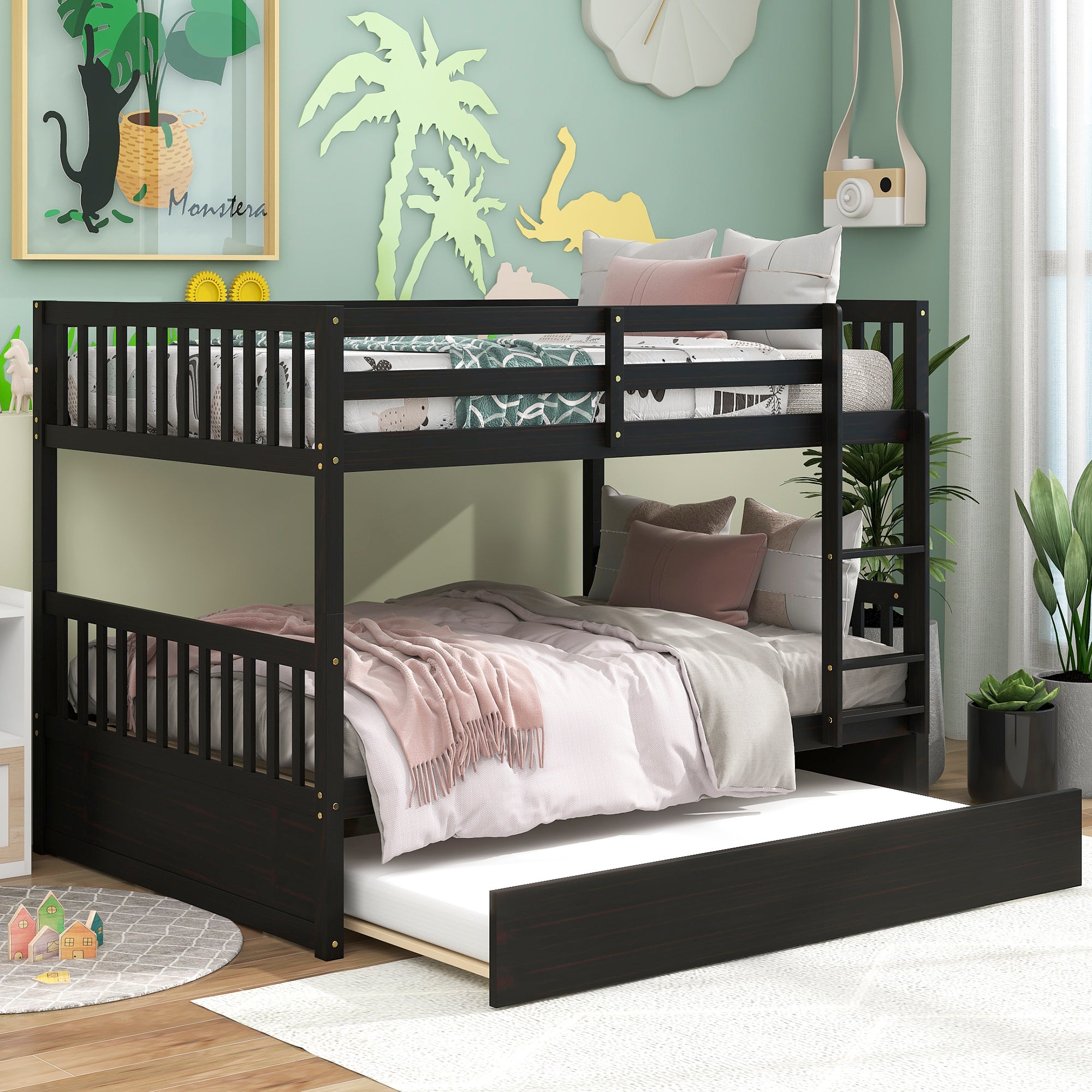 Full over full shop convertible bunk beds