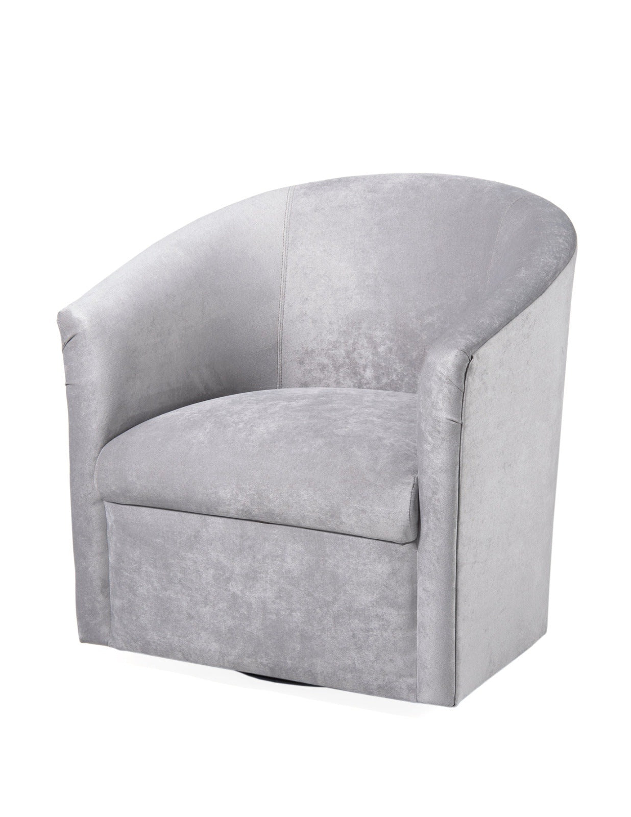 Eden Silver Swivel Chair