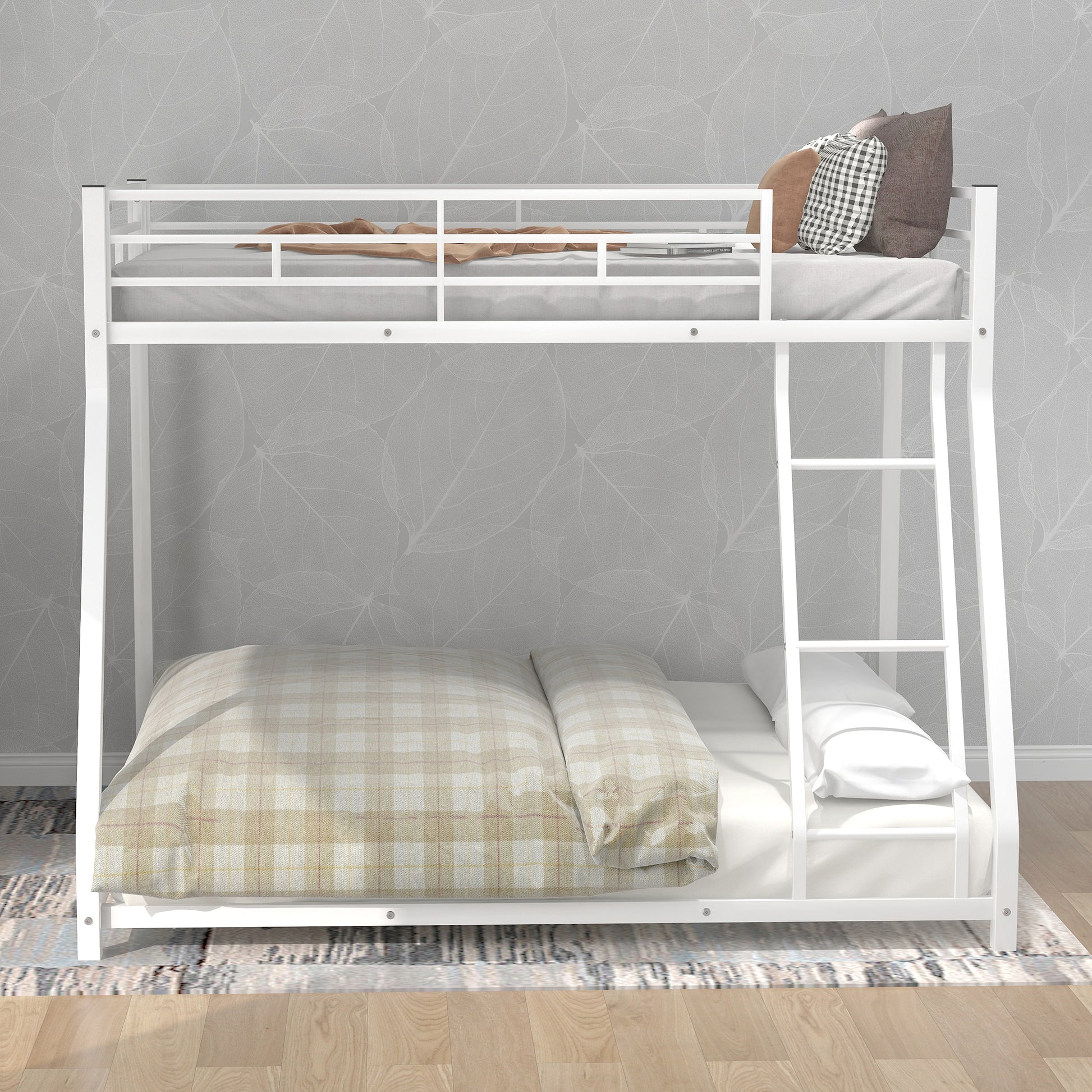 WM Store Twin over Full Bunk Bed in White