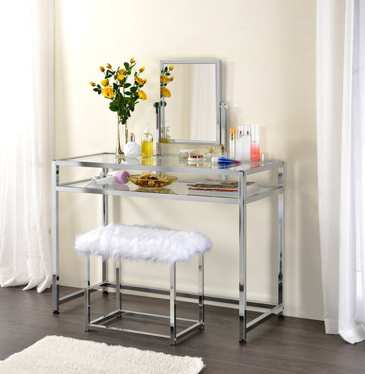 ACME Coleen Vanity Set in Chrome Finish AC00666